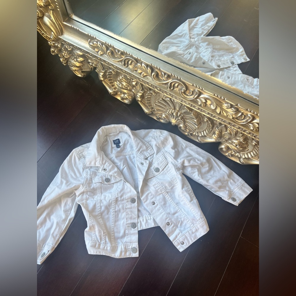 Like New White Gap Denim Large Kids